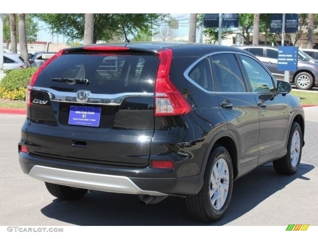 2015 CR-V EX - Crystal Black Pearl / Black photo #7