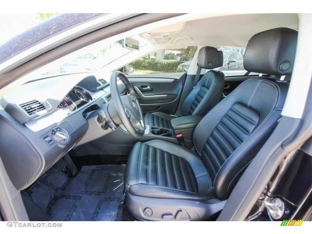 Black Interior 2016 Volkswagen CC 2.0T Sport Photo #119685305