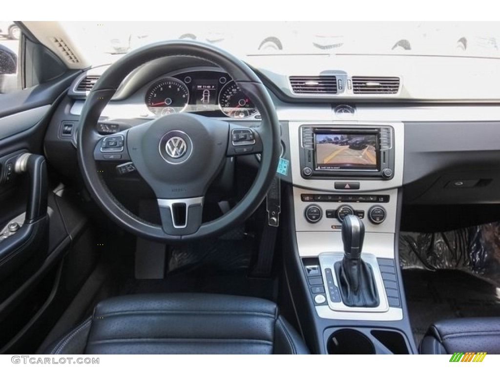 2016 Volkswagen CC 2.0T Sport Black Dashboard Photo #119685483
