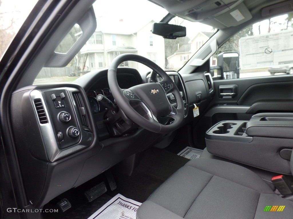 Jet Black Interior 2017 Chevrolet Silverado 2500HD LT Crew Cab 4x4 Photo #119690472