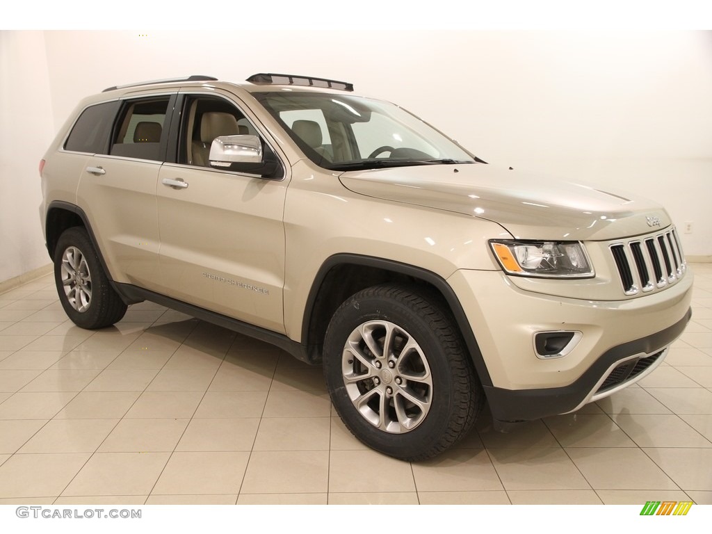 2015 Grand Cherokee Limited 4x4 - Cashmere Pearl / Black/Light Frost Beige photo #1