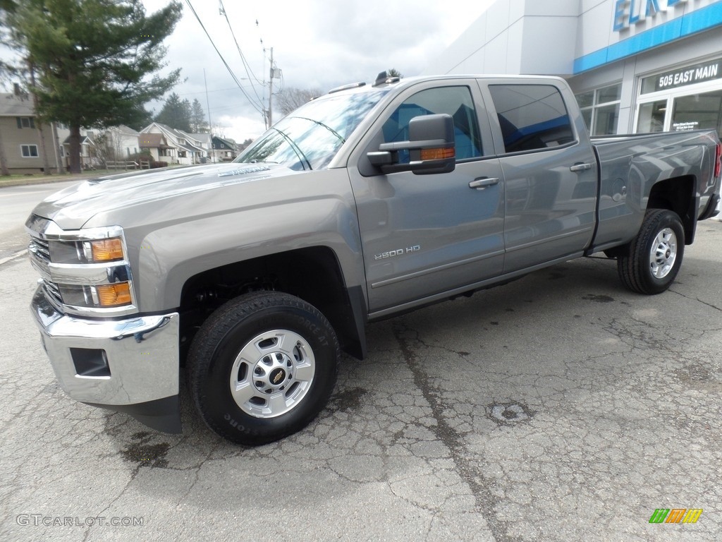 2017 Silverado 2500HD LT Crew Cab 4x4 - Pepperdust Metallic / Dark Ash/Jet Black photo #4