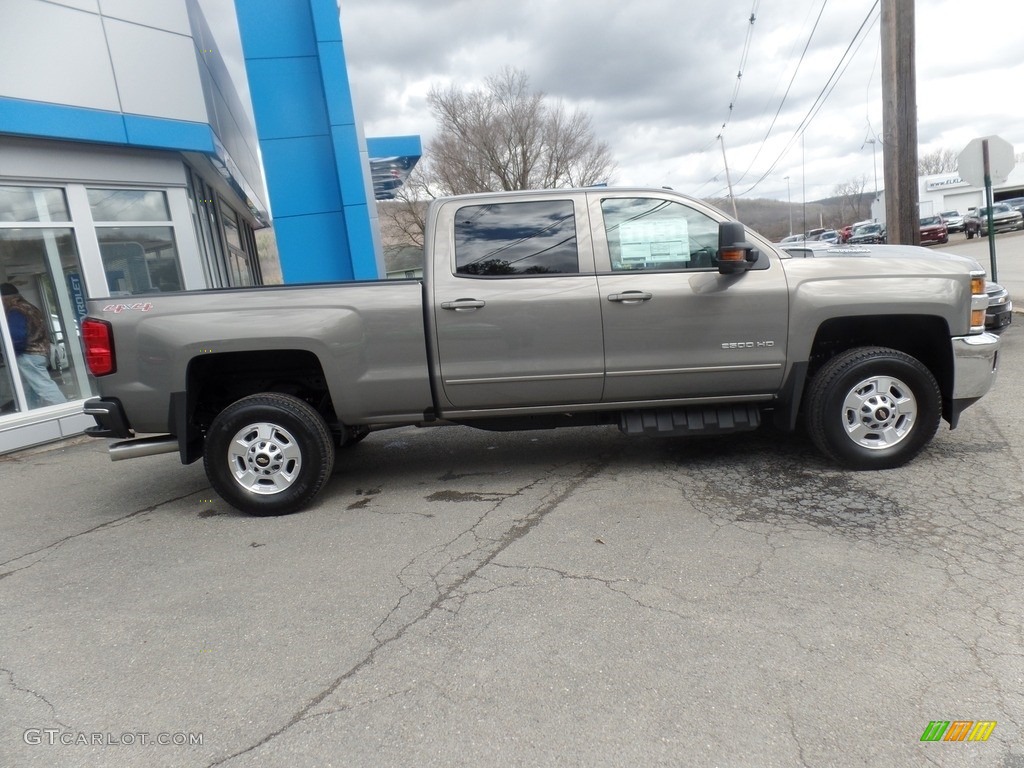 2017 Silverado 2500HD LT Crew Cab 4x4 - Pepperdust Metallic / Dark Ash/Jet Black photo #10