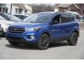 2017 Lightning Blue Ford Escape SE 4WD  photo #1