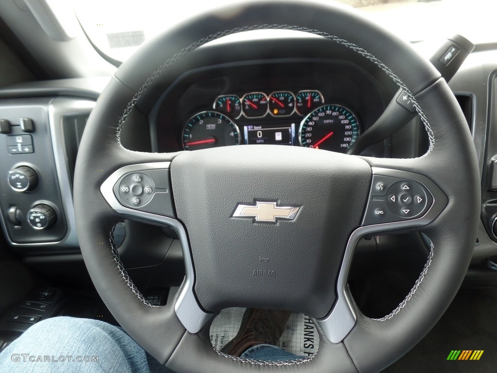 2017 Silverado 2500HD LT Crew Cab 4x4 - Pepperdust Metallic / Dark Ash/Jet Black photo #44