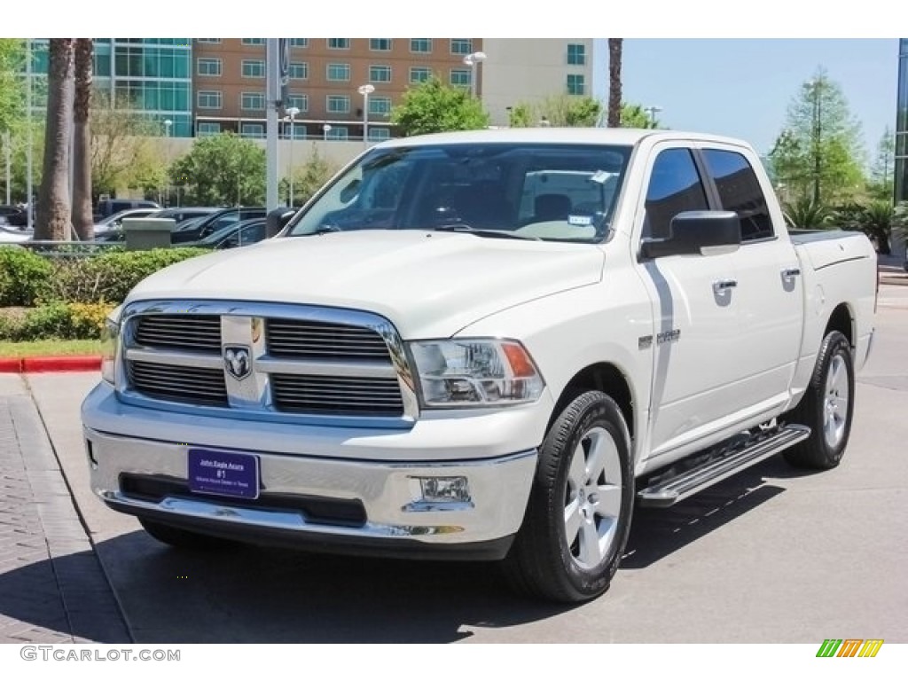 2009 Ram 1500 Lone Star Edition Crew Cab - Stone White / Dark Slate Gray photo #3