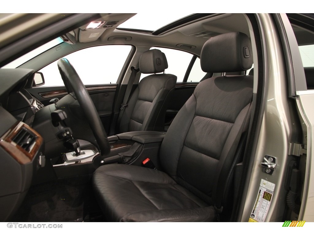 2008 5 Series 535xi Sedan - Platinum Bronze Metallic / Black Dakota Leather photo #5