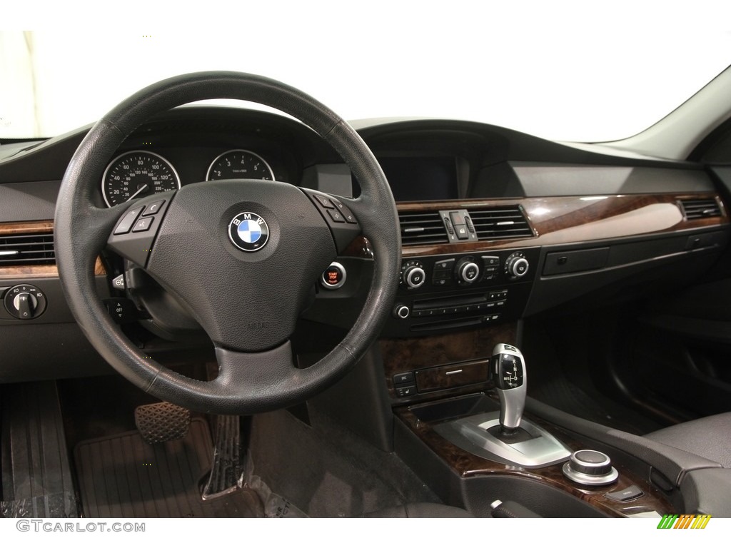 2008 5 Series 535xi Sedan - Platinum Bronze Metallic / Black Dakota Leather photo #6