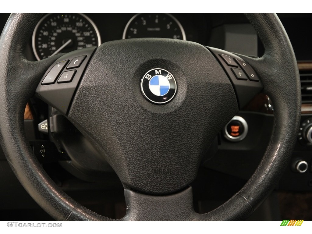 2008 5 Series 535xi Sedan - Platinum Bronze Metallic / Black Dakota Leather photo #7