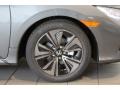 2017 Polished Metal Metallic Honda Civic EX Hatchback  photo #2