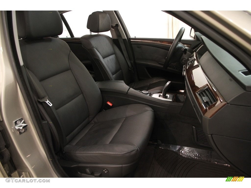 2008 5 Series 535xi Sedan - Platinum Bronze Metallic / Black Dakota Leather photo #17