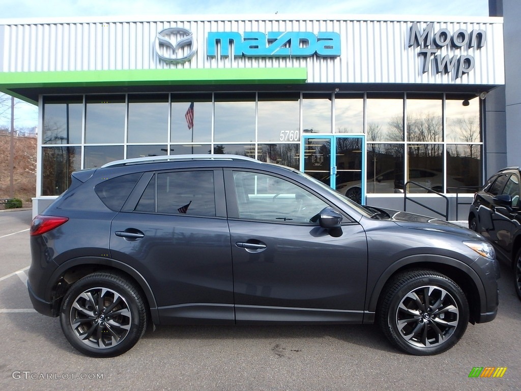 2016 CX-5 Grand Touring AWD - Meteor Gray Mica / Black photo #1