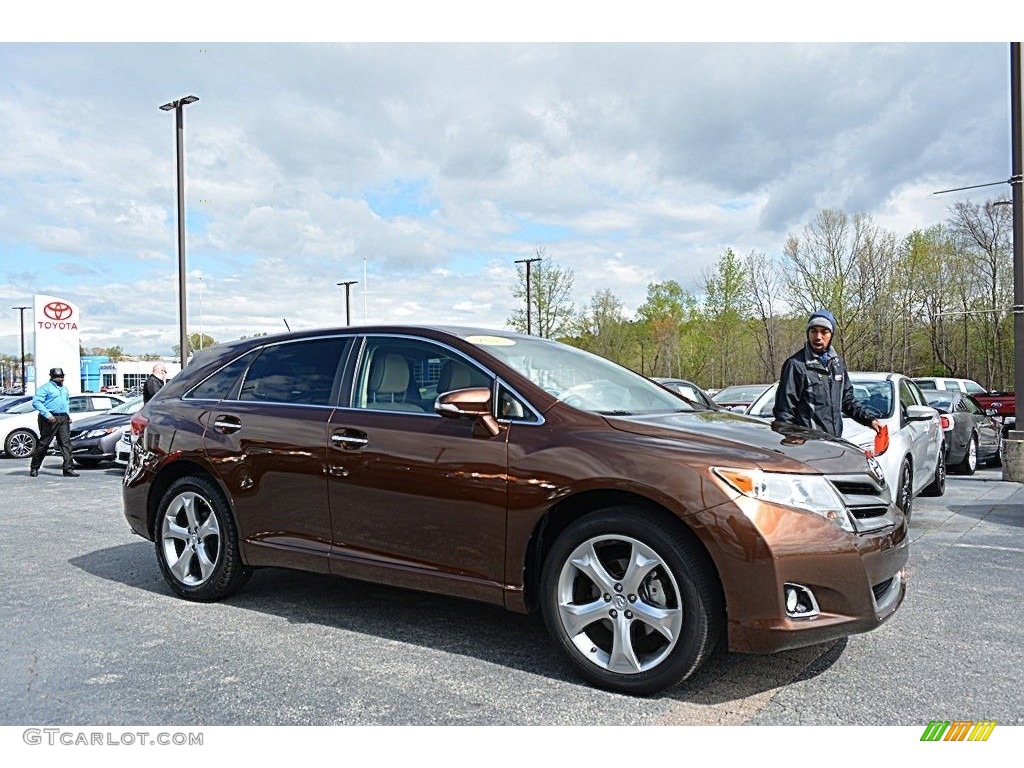 2014 Venza XLE - Sunset Bronze Mica / Ivory photo #1