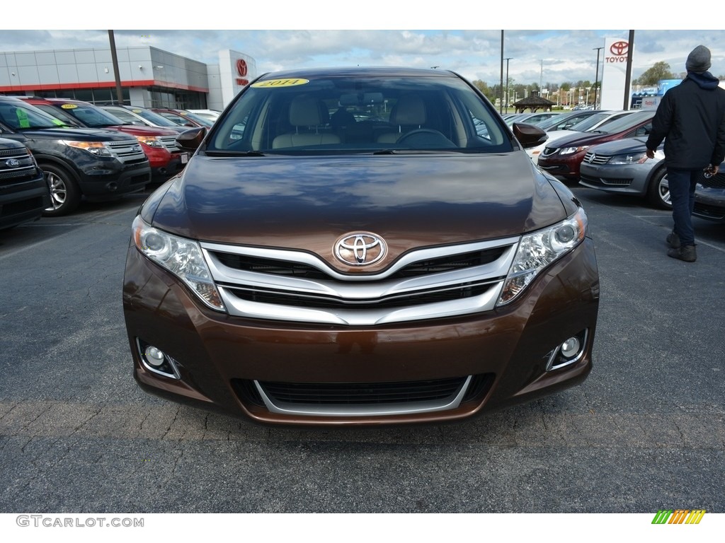 2014 Venza XLE - Sunset Bronze Mica / Ivory photo #7