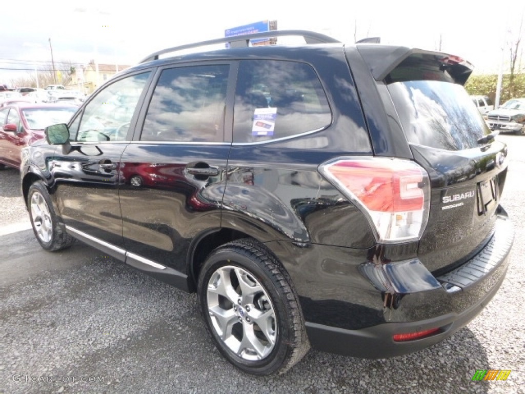 2017 Forester 2.5i Touring - Crystal Black Silica / Saddle Brown photo #9