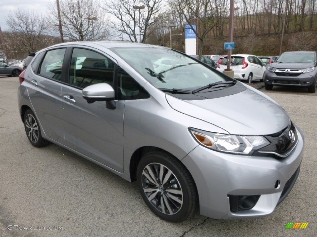 Lunar Silver Pearl 2017 Honda Fit EX Exterior Photo #119707032