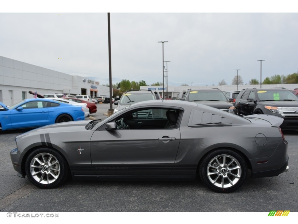 2011 Mustang V6 Premium Coupe - Sterling Gray Metallic / Charcoal Black photo #5
