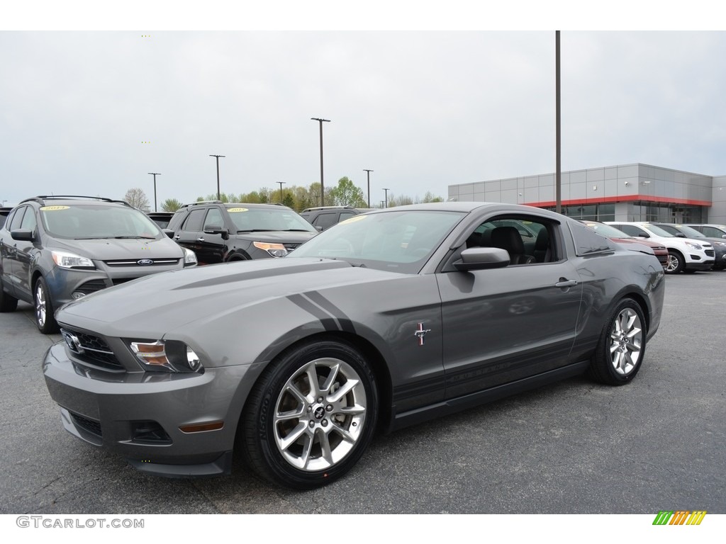 2011 Mustang V6 Premium Coupe - Sterling Gray Metallic / Charcoal Black photo #6