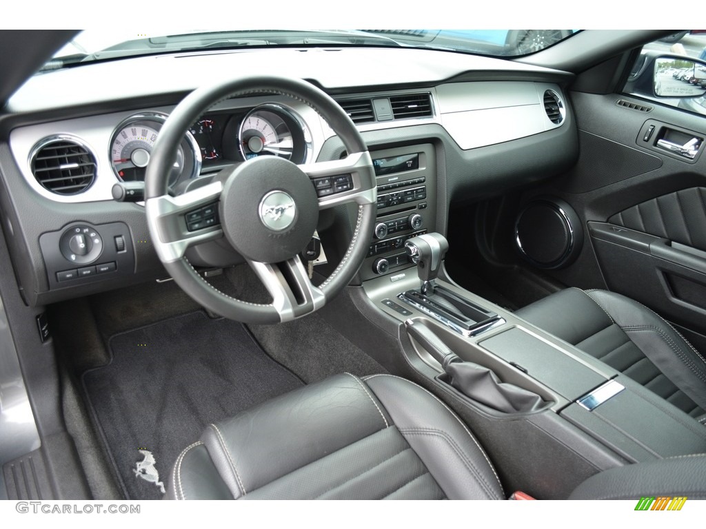 2011 Mustang V6 Premium Coupe - Sterling Gray Metallic / Charcoal Black photo #11
