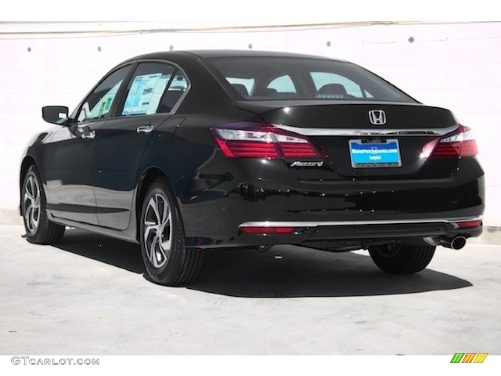 2017 Accord LX Sedan - Crystal Black Pearl / Black photo #2