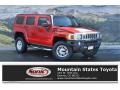 Victory Red 2006 Hummer H3 