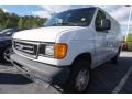 Oxford White 2007 Ford E Series Van E150 Commercial