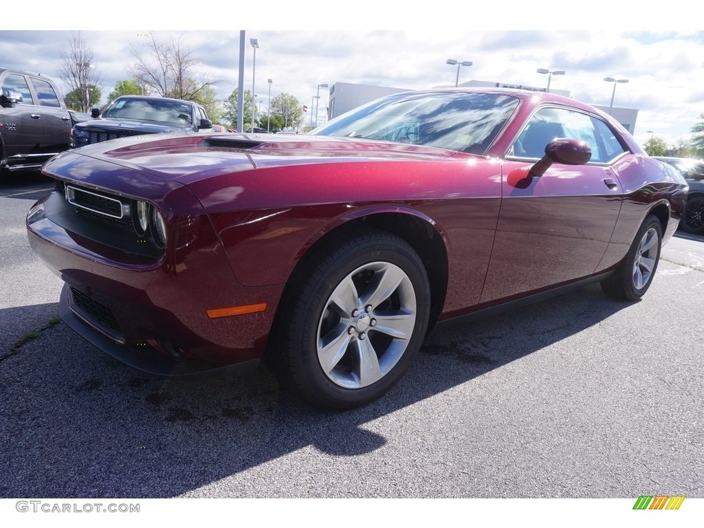 2017 Challenger SXT - Octane Red / Black photo #1