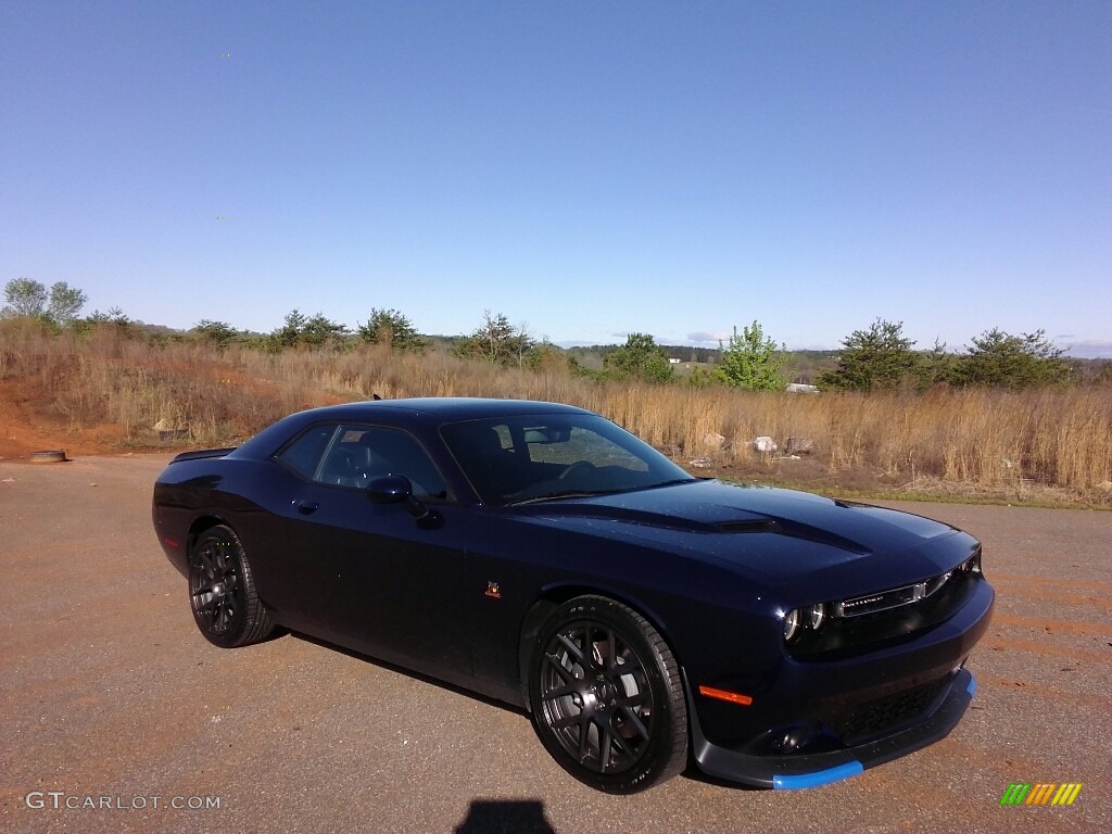 2017 Challenger R/T Scat Pack - Contusion Blue / Black photo #4