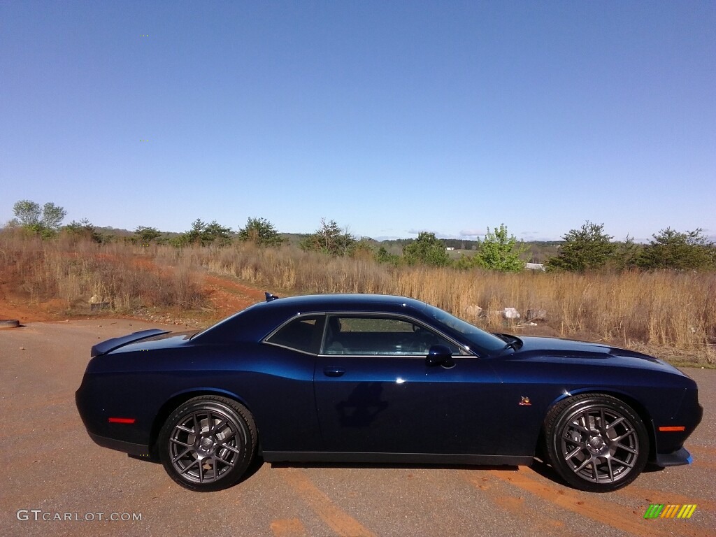 2017 Challenger R/T Scat Pack - Contusion Blue / Black photo #5