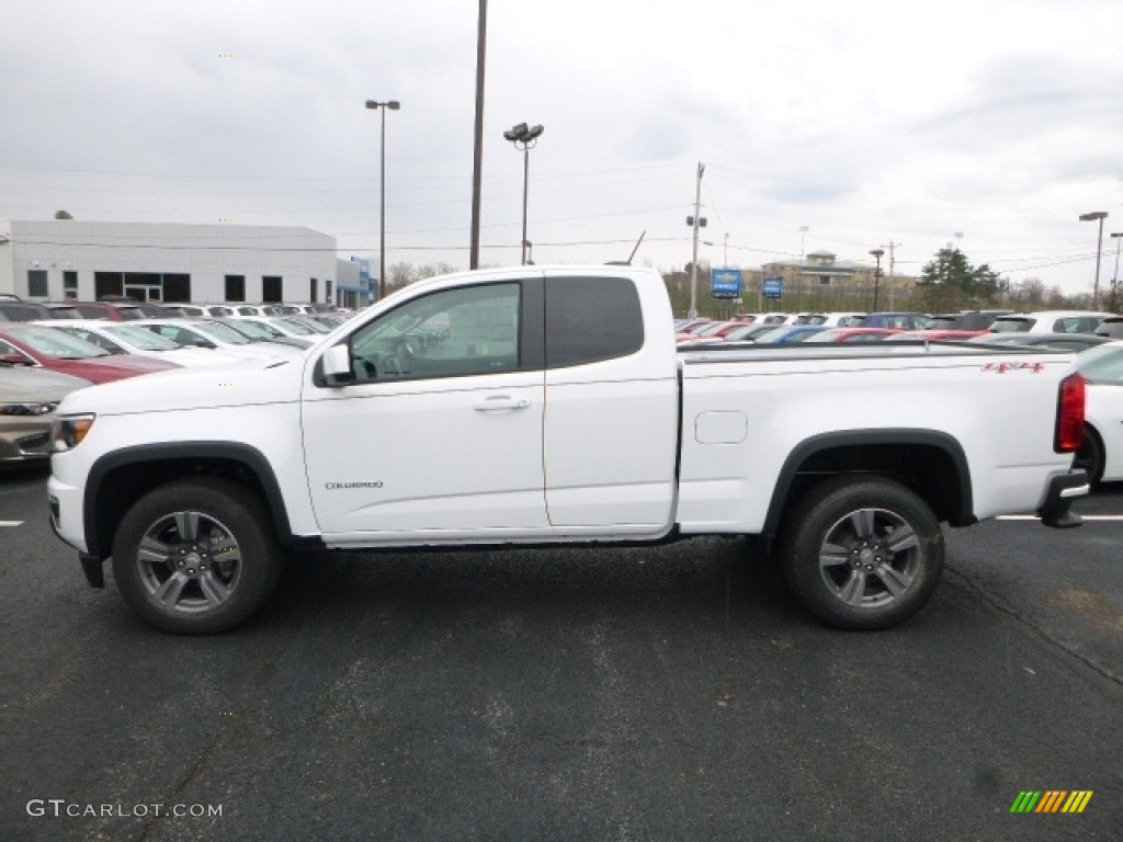 Summit White 2017 Chevrolet Colorado WT Extended Cab 4x4 Exterior Photo #119717499