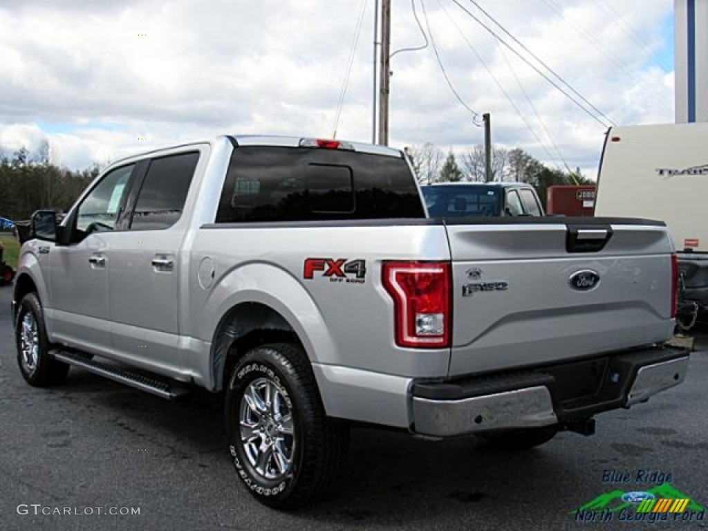 2017 F150 XLT SuperCrew 4x4 - Ingot Silver / Earth Gray photo #3