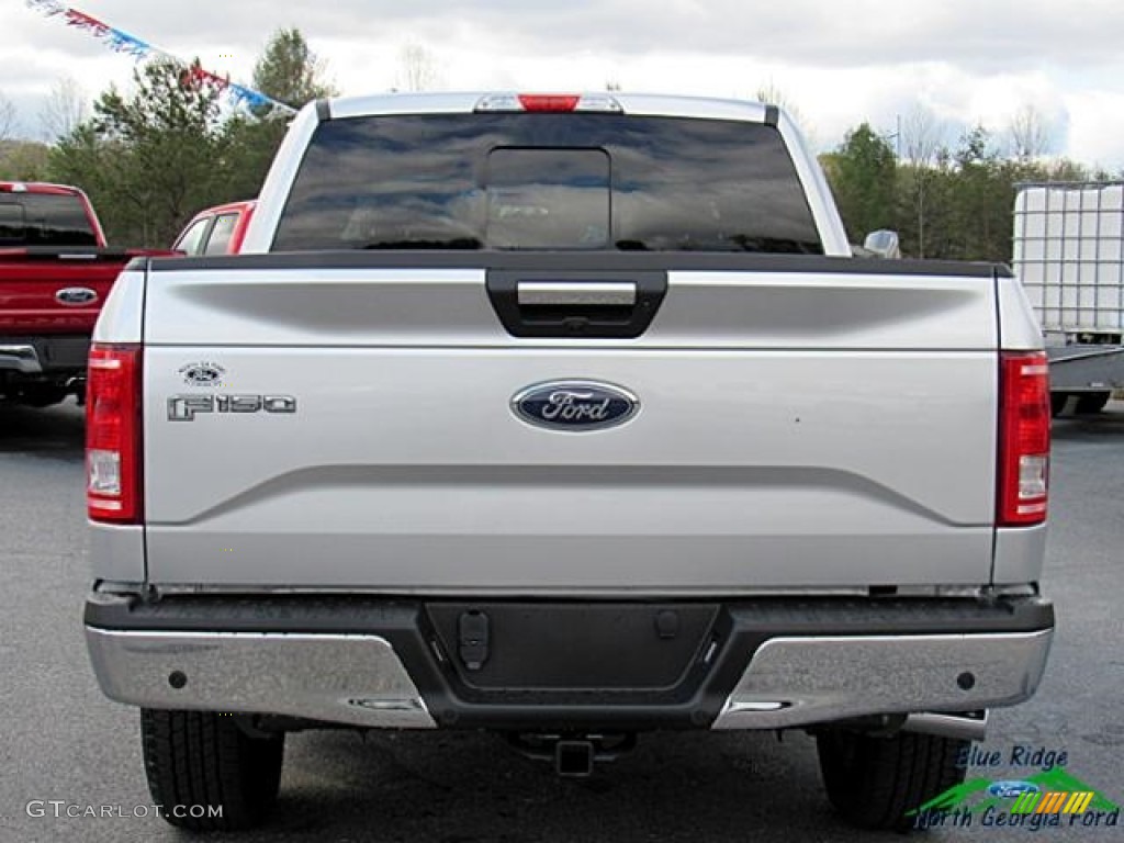 2017 F150 XLT SuperCrew 4x4 - Ingot Silver / Earth Gray photo #4