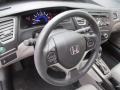 2014 Crystal Black Pearl Honda Civic LX Sedan  photo #13
