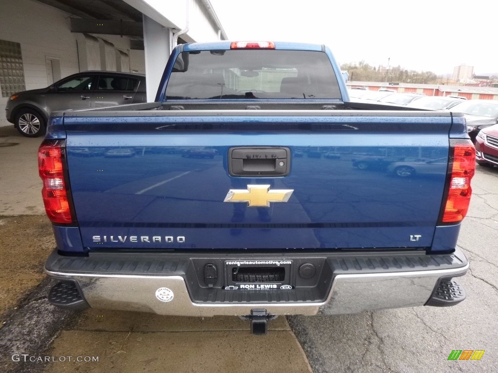 2017 Silverado 1500 LT Crew Cab 4x4 - Deep Ocean Blue Metallic / Jet Black photo #3