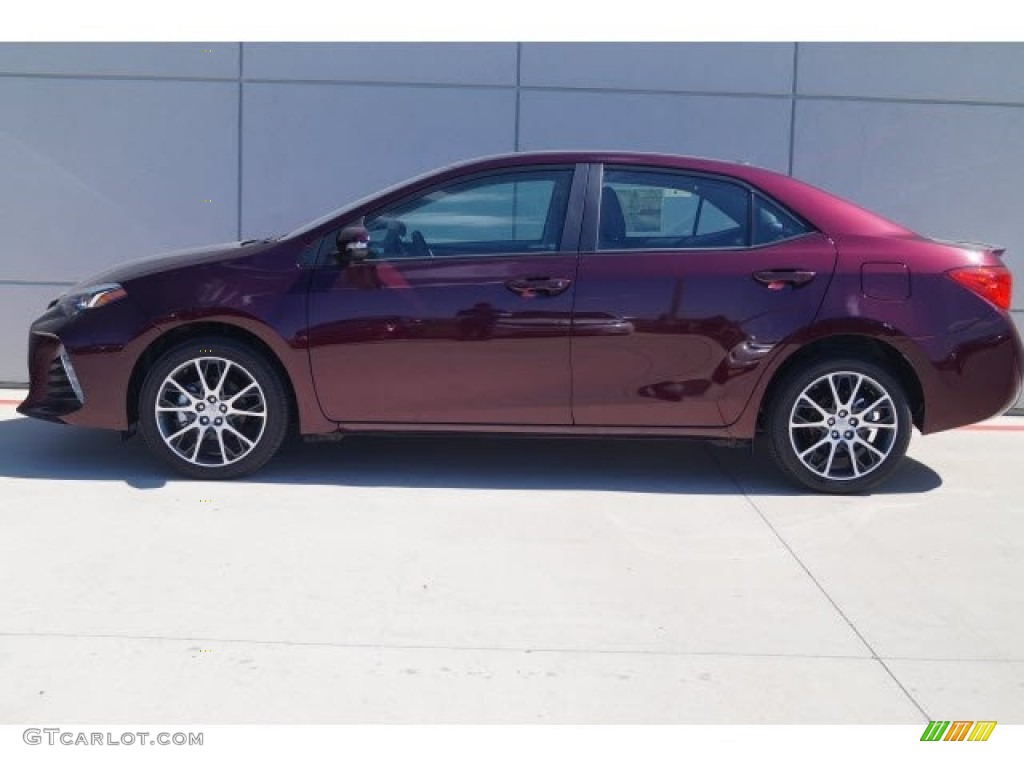 Black Cherry Pearl 2017 Toyota Corolla 50th Anniversary Special Edition Exterior Photo #119720689