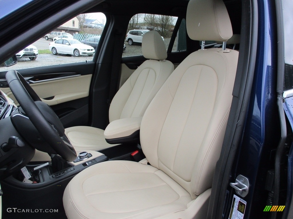 2017 X1 xDrive28i - Mediterranean Blue Metallic / Canberra Beige photo #13