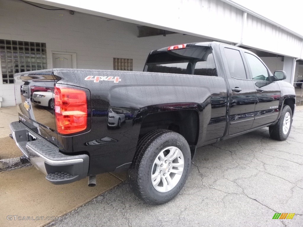 2017 Silverado 1500 LT Double Cab 4x4 - Black / Jet Black photo #3