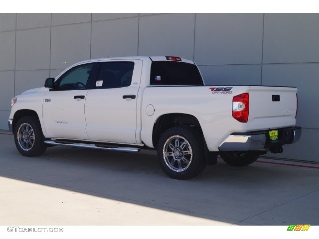 2017 Tundra SR5 TSS Off-Road CrewMax - Super White / Graphite photo #4