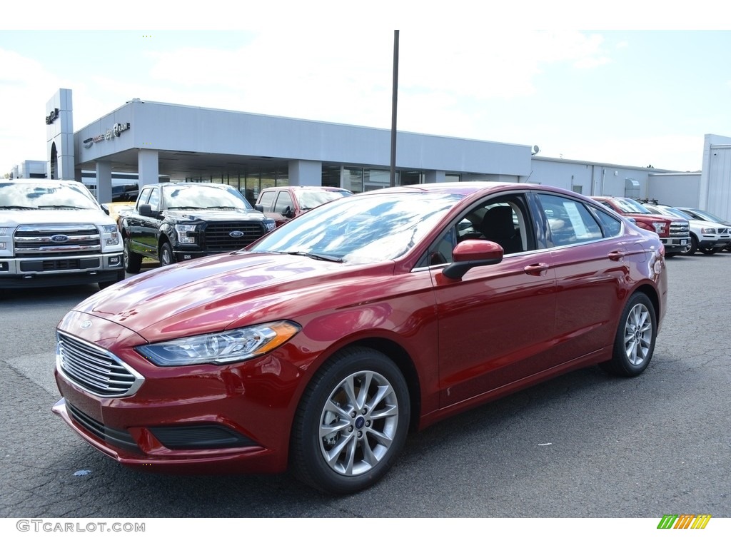 2017 Fusion SE - Ruby Red / Ebony photo #3