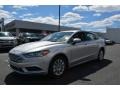 2017 Ingot Silver Ford Fusion S  photo #3