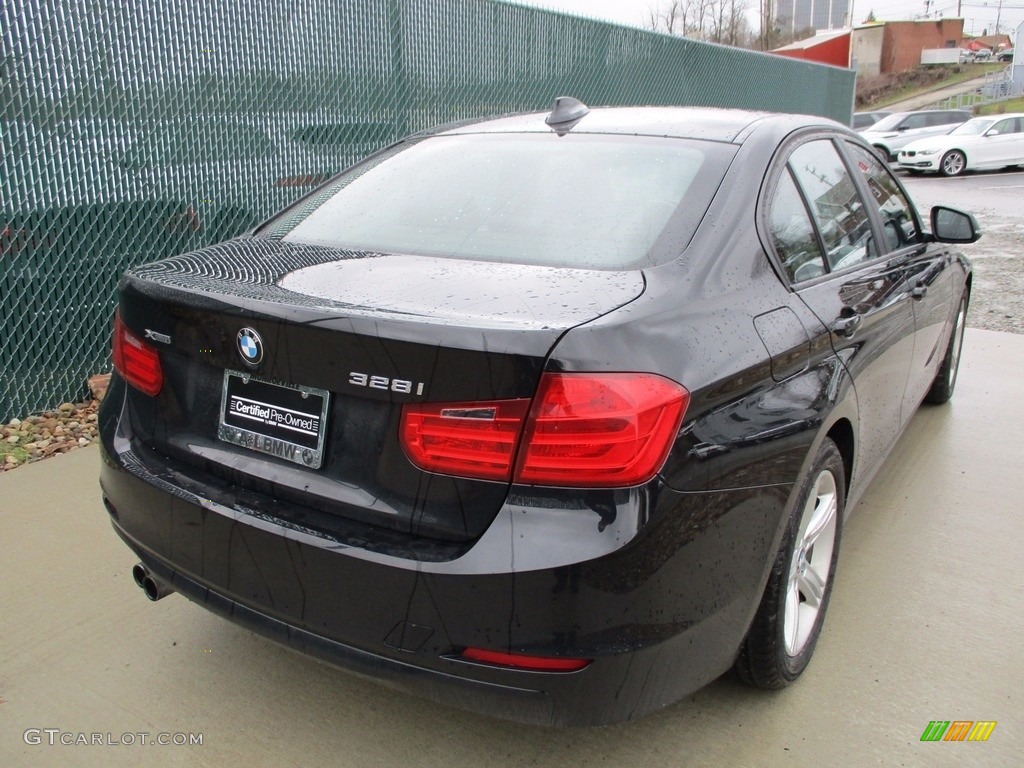 2014 3 Series 328i xDrive Sedan - Jet Black / Black photo #4