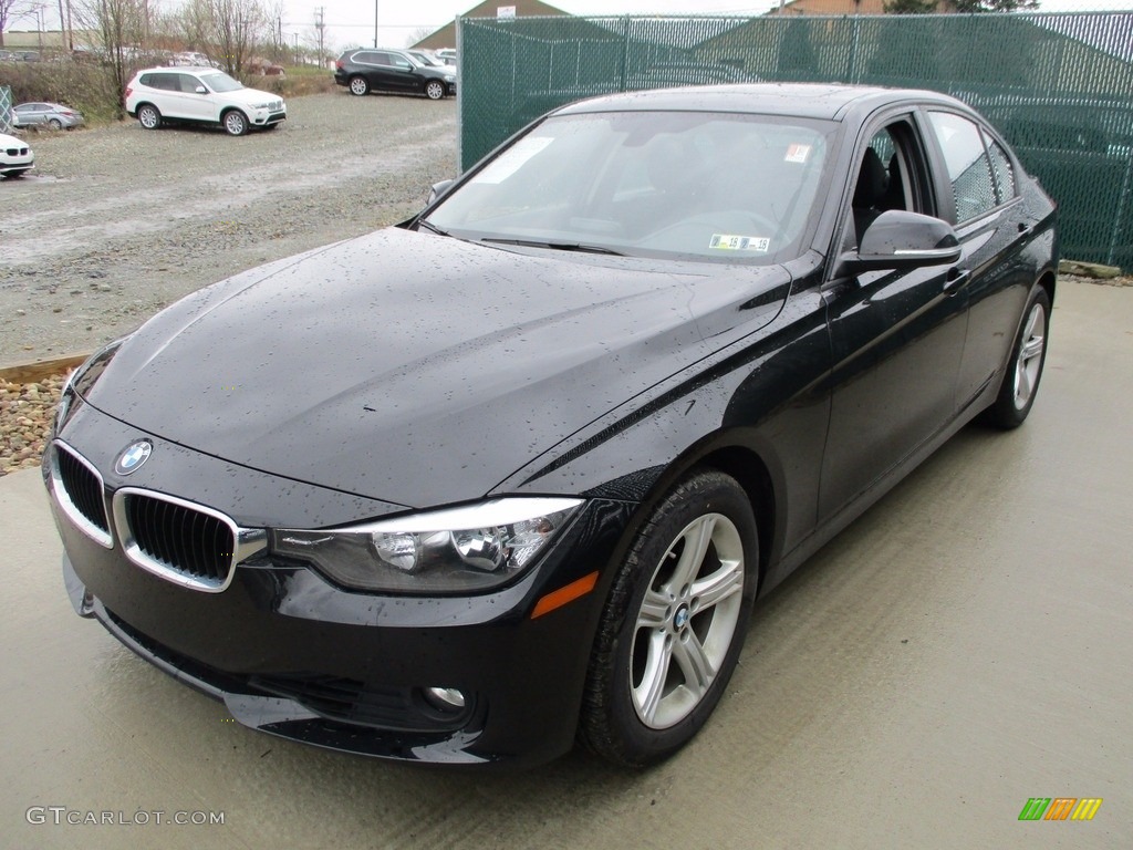 2014 3 Series 328i xDrive Sedan - Jet Black / Black photo #7