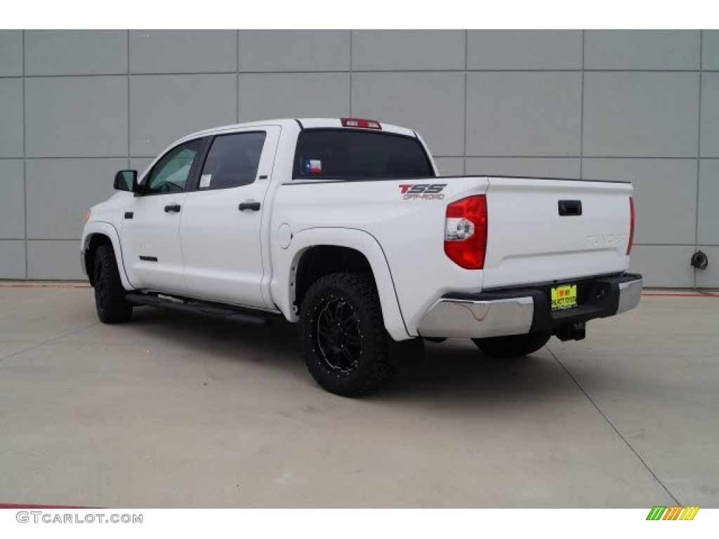 2017 Tundra SR5 TSS Off-Road CrewMax - Super White / Graphite photo #6