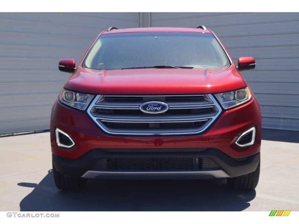 2017 Edge SEL - Ruby Red Metallic / Dune photo #2