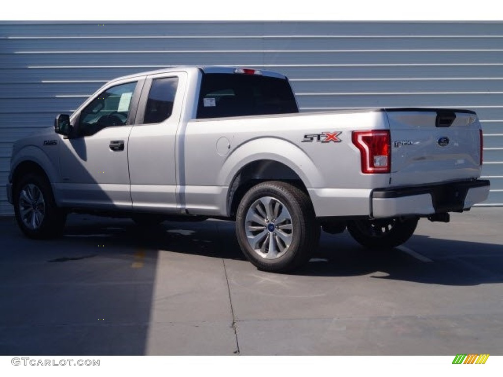 2017 F150 XL SuperCab - Ingot Silver / Black photo #4