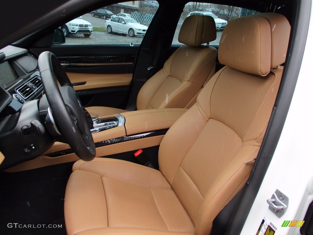 Light Saddle Interior 2015 BMW 7 Series 740Li xDrive Sedan Photo #119723227