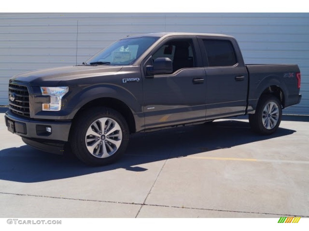2017 F150 XL SuperCrew - Magnetic / Black photo #3