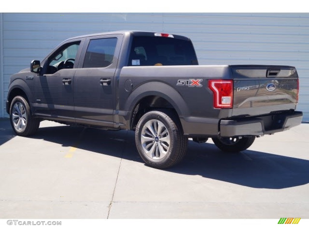 2017 F150 XL SuperCrew - Magnetic / Black photo #4