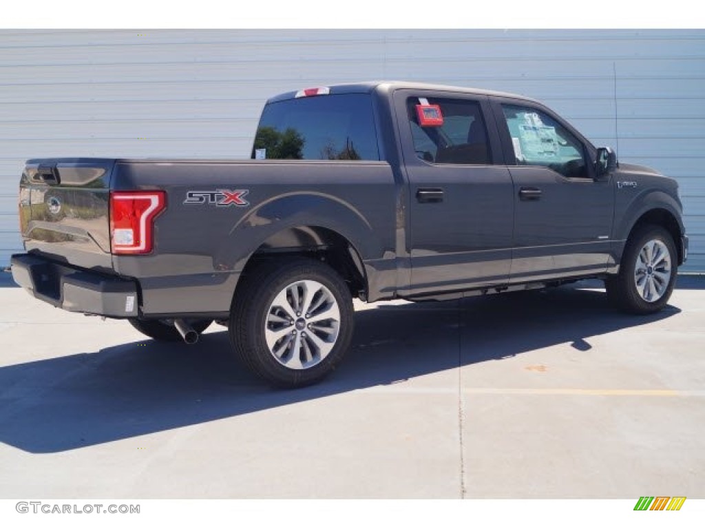 2017 F150 XL SuperCrew - Magnetic / Black photo #6