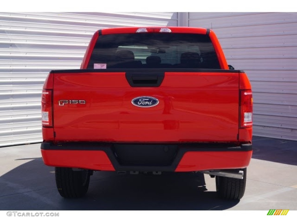 2017 F150 XL SuperCrew - Race Red / Black photo #5